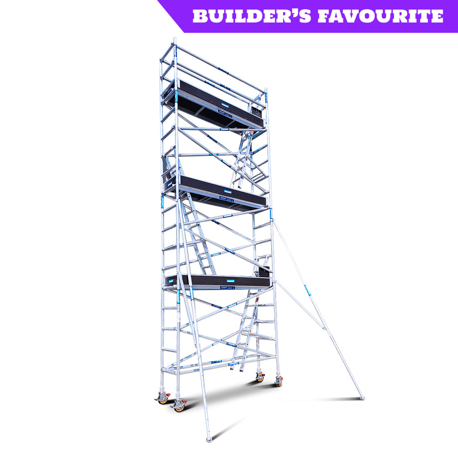 6.2m - 6.6m Narrow Aluminium Mobile Scaffold Tower