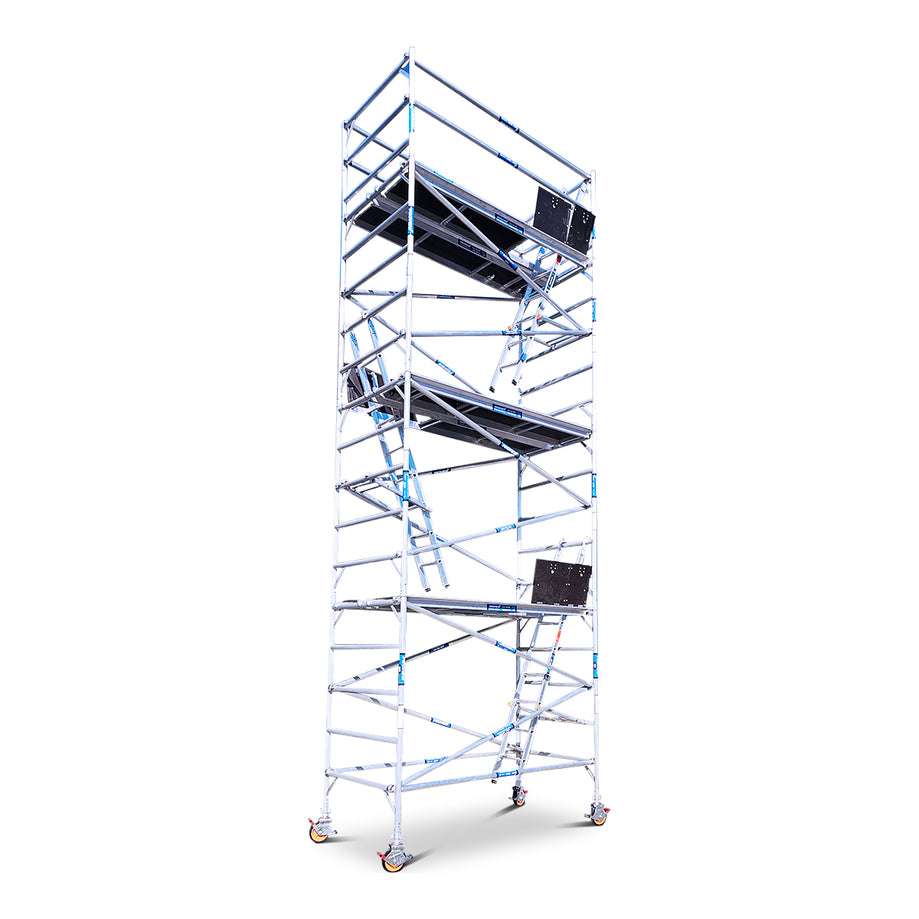 6.2m - 6.6m Wide Aluminium Mobile Scaffold Tower