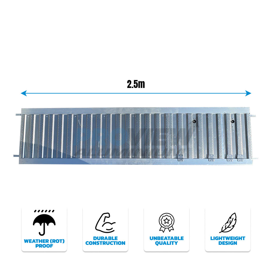 2500*600mm Aluminum Decking Platform with Hatch