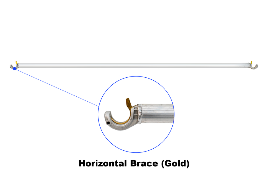 2.5m Horizontal Brace (Gold)