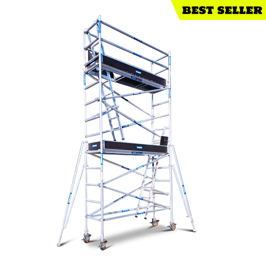 4.2m - 4.6m Narrow Aluminium Mobile Scaffold Tower