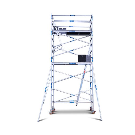 5.0m - 5.4m Narrow Aluminium Mobile Scaffold Tower (Standing Height) D