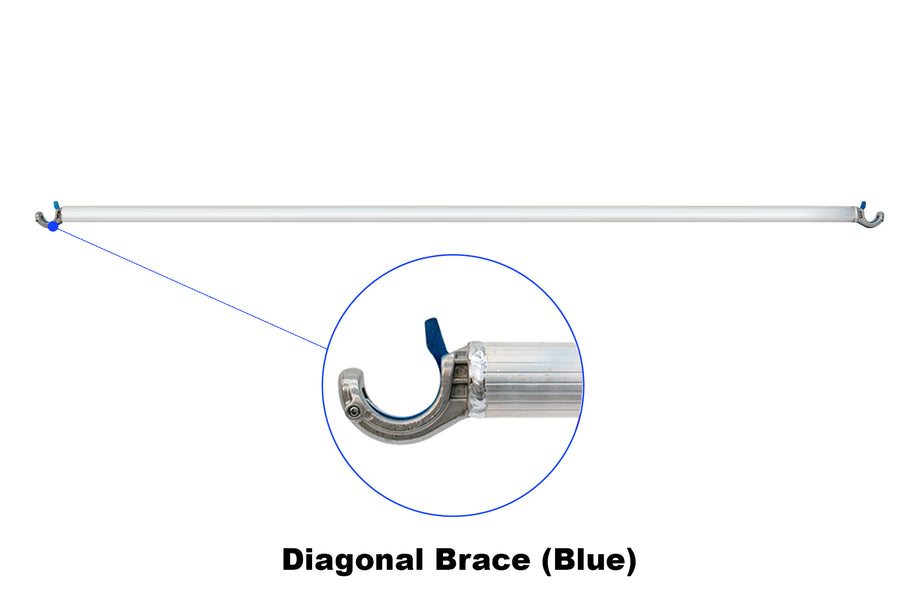 2.5m Diagonal Brace (Blue)
