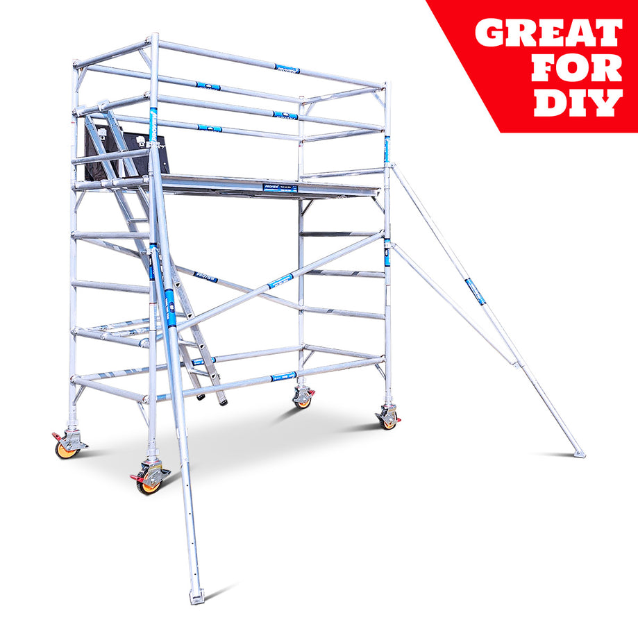 2.2m - 2.6m Wide Aluminium Mobile Scaffold Tower