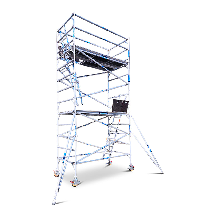 4.2m - 4.6m Wide Aluminium Mobile Scaffold Tower