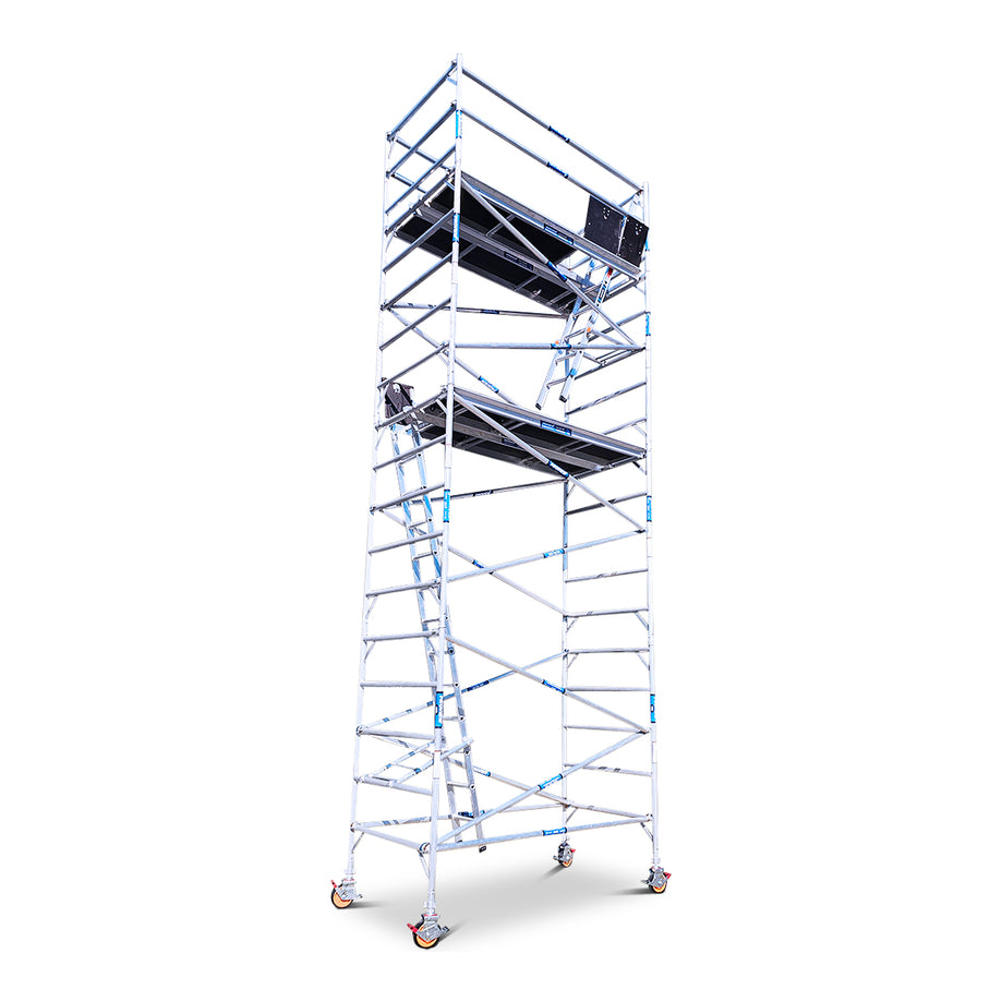 6.2m - 6.6m Wide Aluminium Mobile Scaffold Tower