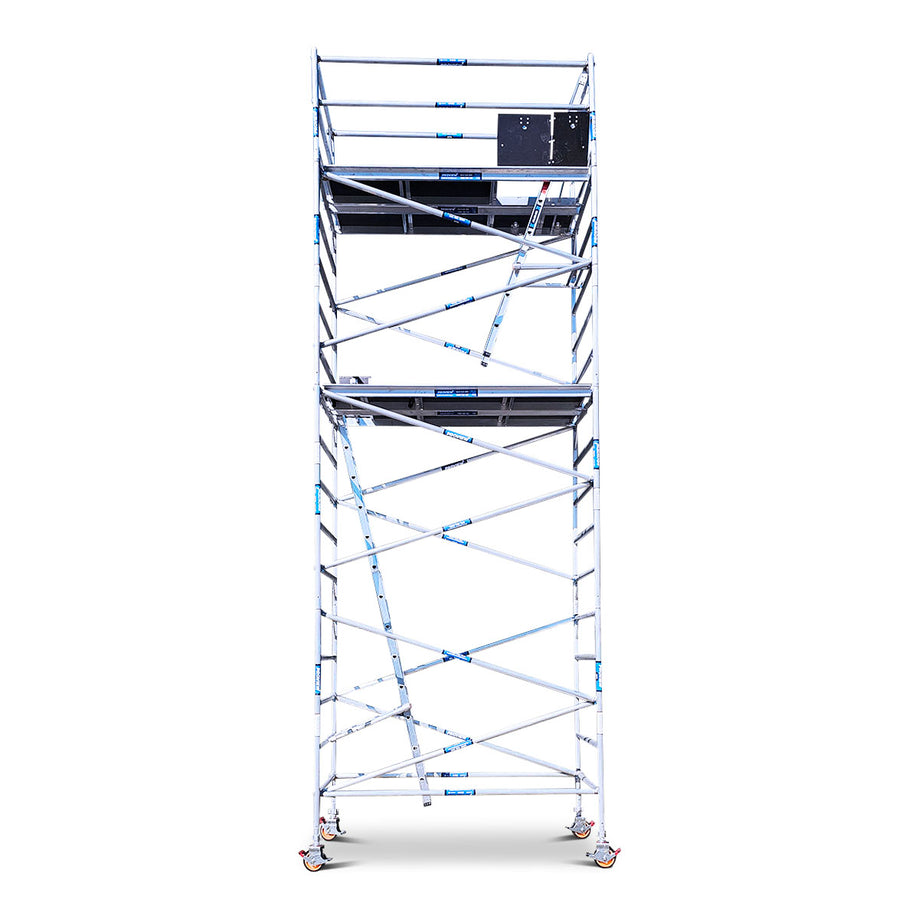 6.2m - 6.6m Wide Aluminium Mobile Scaffold Tower